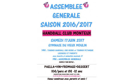 ASSEMBLÉE GÉNÉRALE 2017 